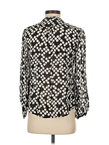 Trina Turk Long Sleeve Silk Top (view 2)