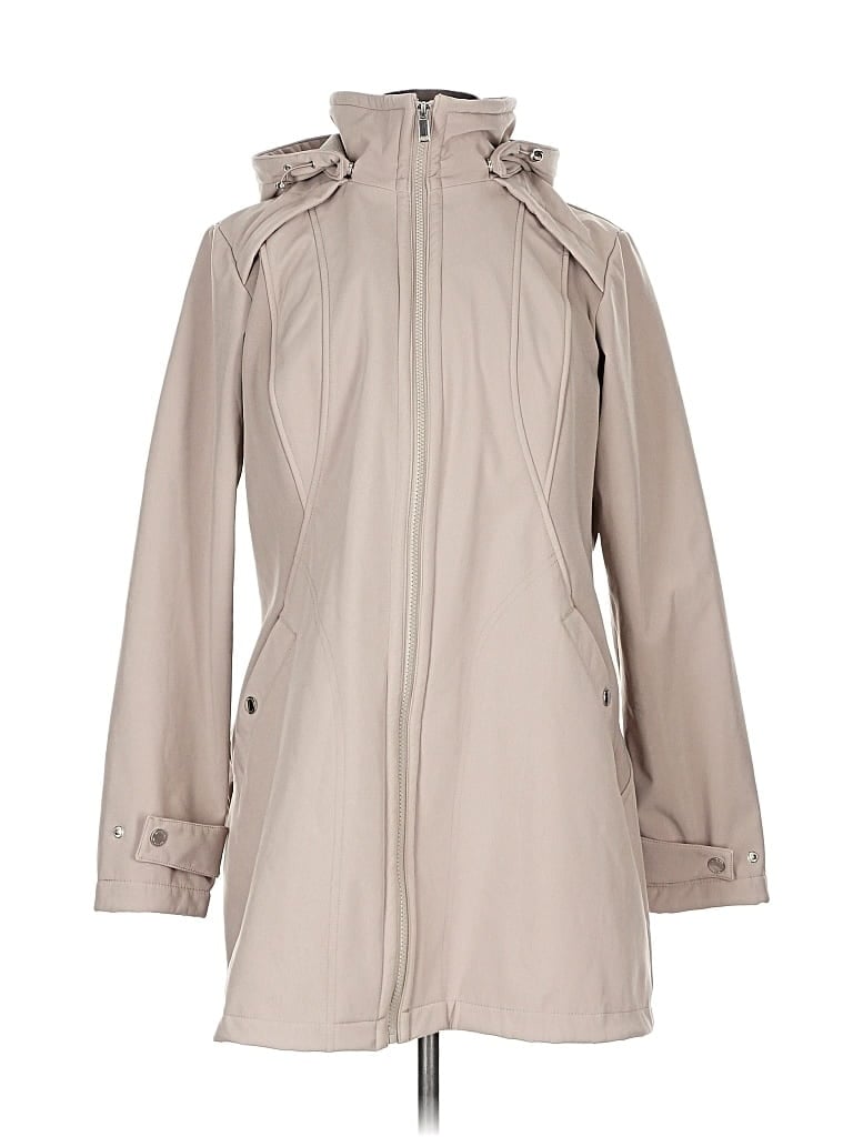 Pre-owned Gallery Raincoat In Brown
