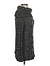Elle Tweed Gray Turtleneck Sweater Size XS - photo 4