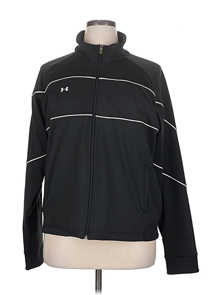 Pre-owned Under Armour Track Jacket In Black