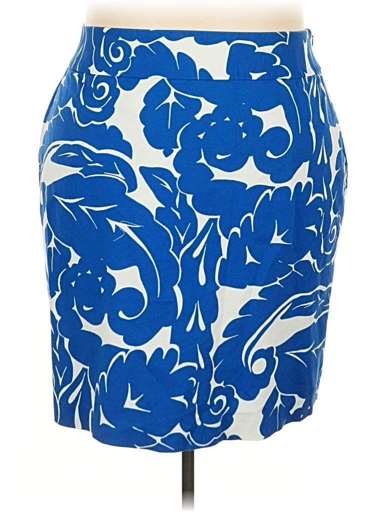 Pre-owned Liz Claiborne Career Casual Skirt In Blue