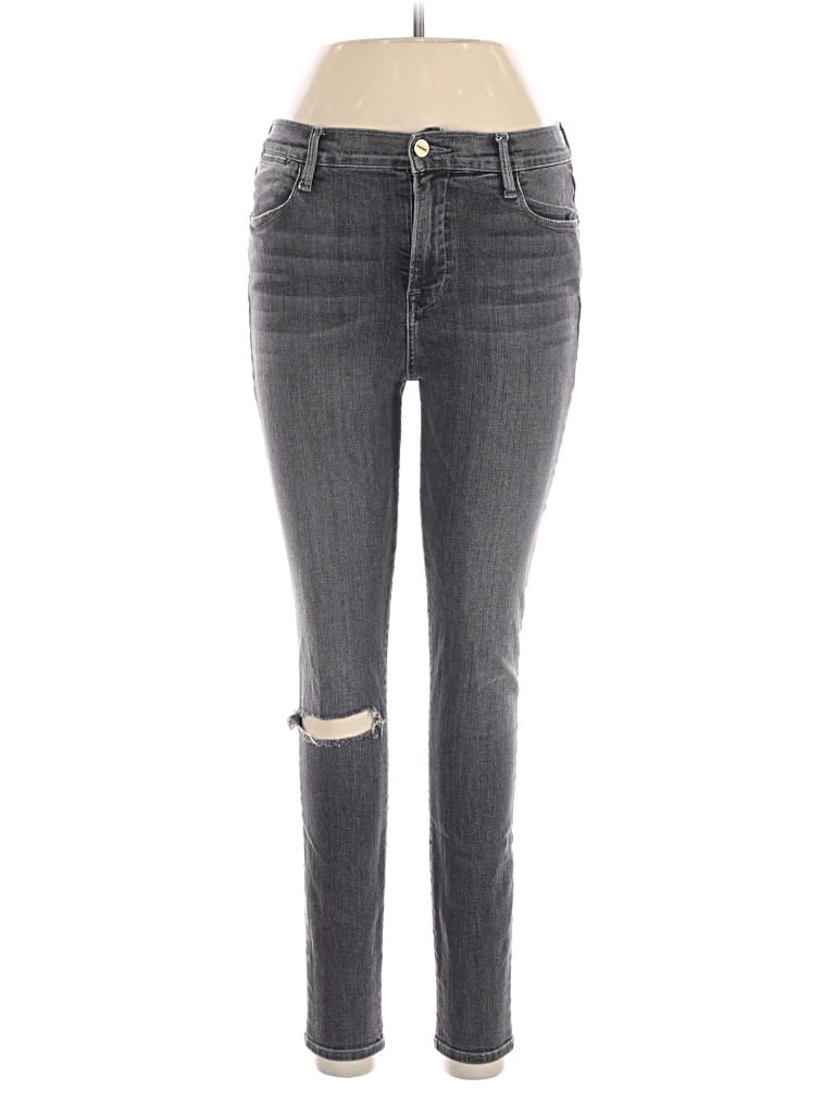 Pre-owned Frame Jeans In Gray