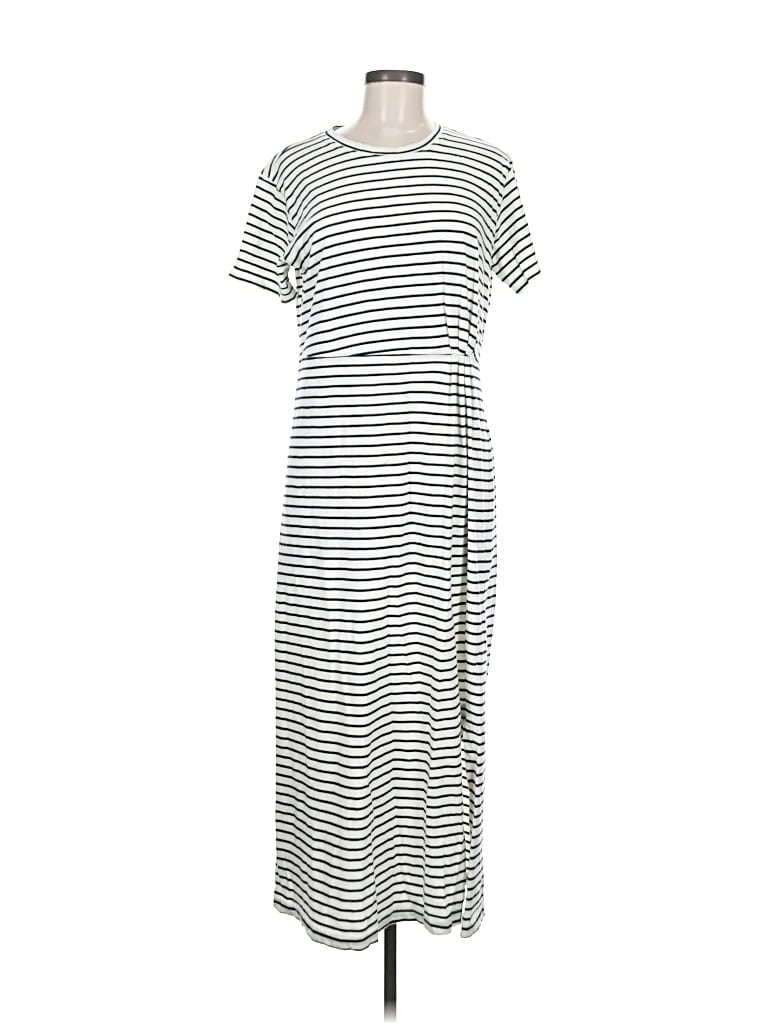 Pre-owned Two By Vince Camuto Casual Dress In White