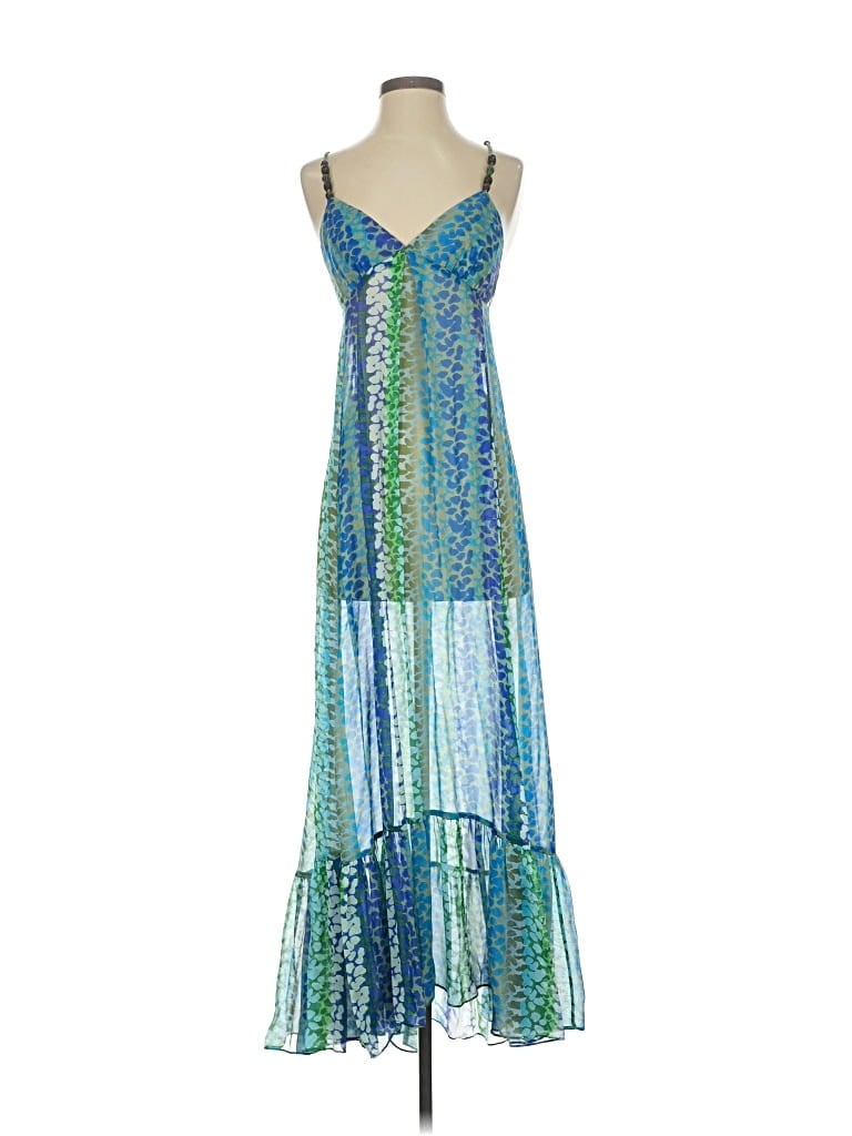 Pre-owned Diane Von Furstenberg Cocktail Dress In Blue