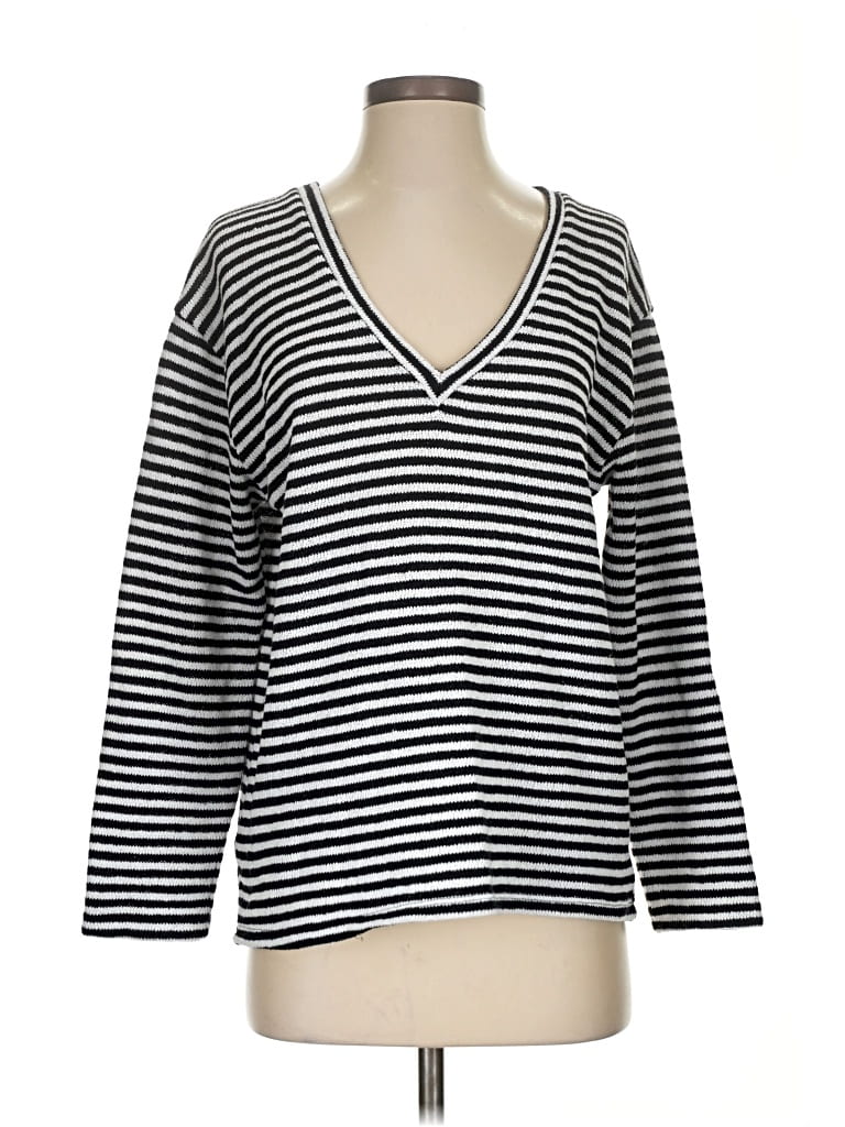 Pre-owned Zara Pullover Sweater In Black