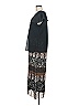 En Focus Studio 100% Polyester Print Black Casual Dress Size 8 - photo 5