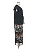 En Focus Studio 100% Polyester Print Black Casual Dress Size 8 - photo 4