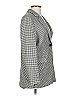 Adrianna Papell Houndstooth Gray Blazer Size L - photo 4