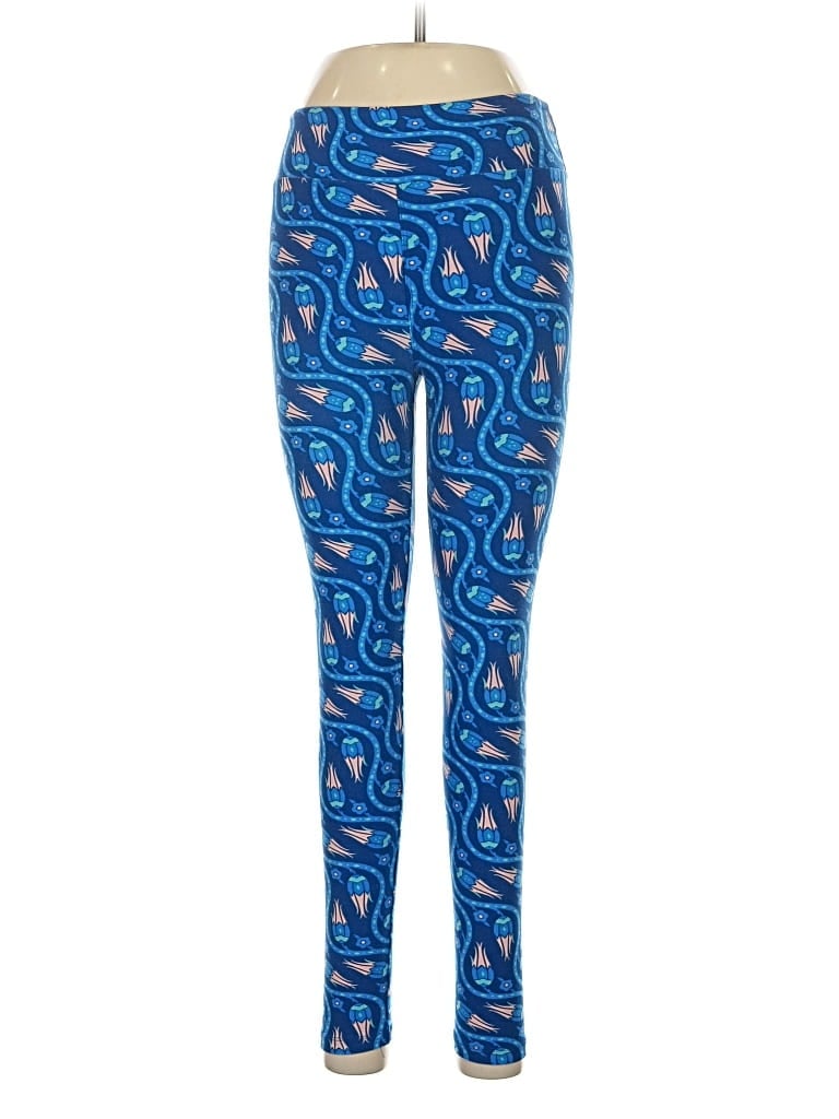 Pre-owned Lularoe Leggings In Blue