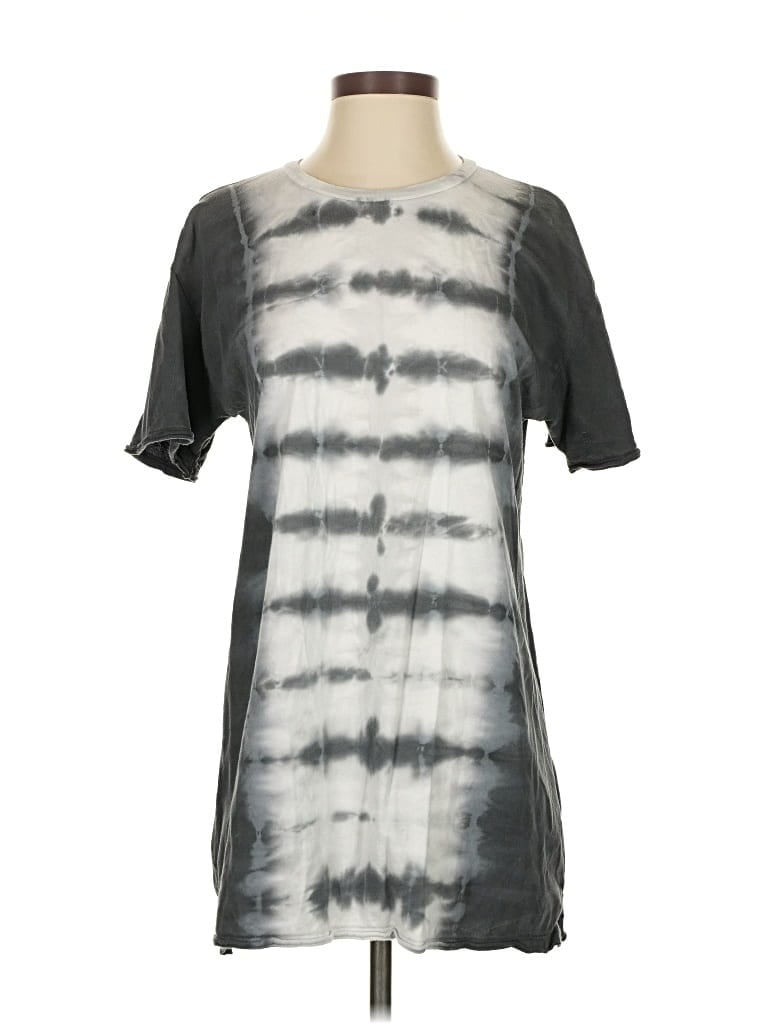 Pre-owned Michael Lauren Short Sleeve T-shirt In Gray