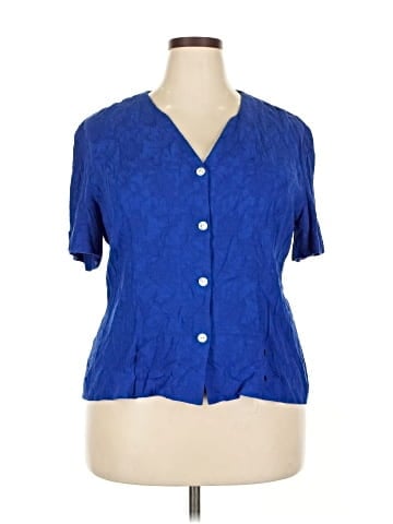 Karin Stevens Short Sleeve Blouse (view 1)