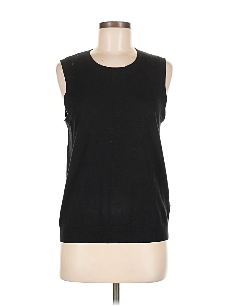 Pre-owned J.crew Factory Store Sleeveless T-shirt In Black