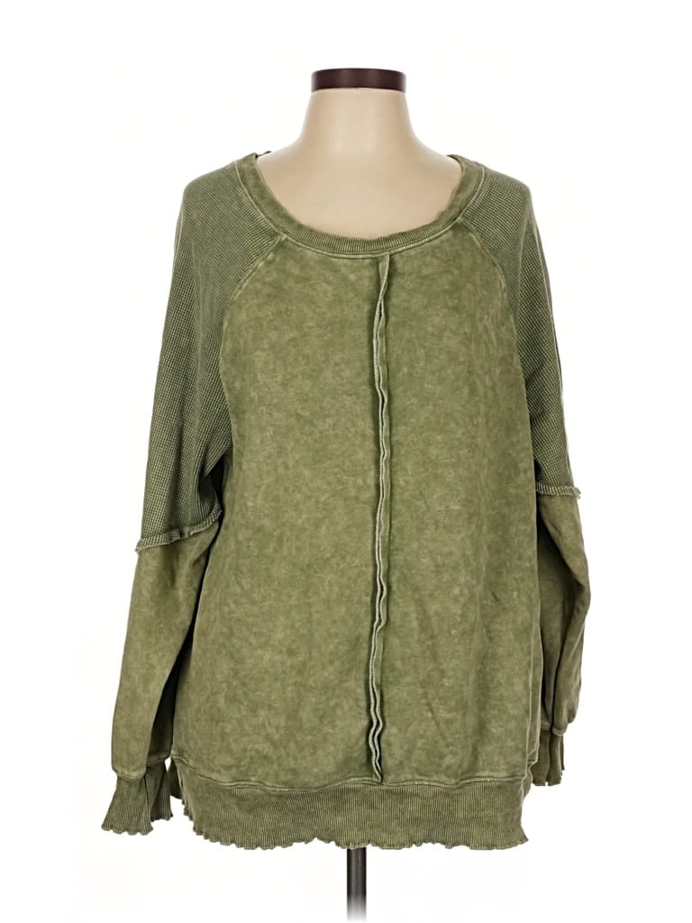 Pre-owned Unbranded Cardigan Sweater In Green