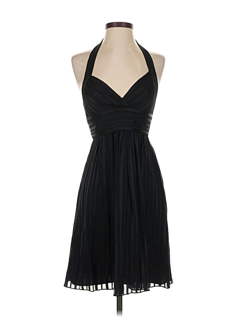 Pre-owned Bcbgmaxazria Cocktail Dress In Black