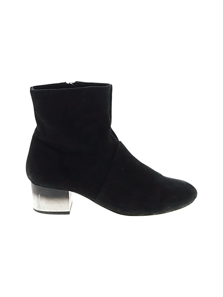 Pre-owned Halston Heritage Ankle Boots In Black