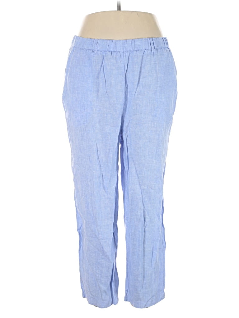 Pre-owned Quince Casual Pants In Blue