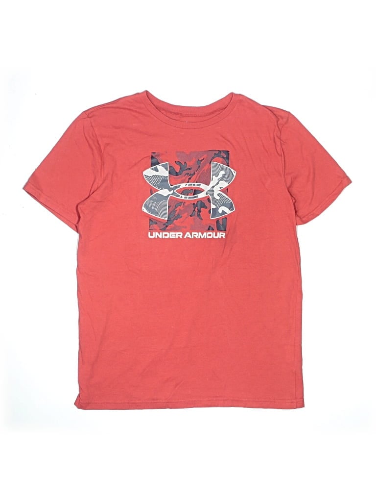 Pre-owned Under Armour Kids' Short Sleeve T-shirt In Red