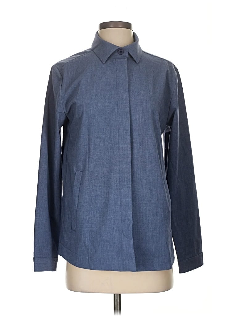 Pre-owned Ministry Of Supply Long Sleeve Blouse In Blue