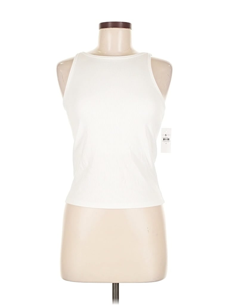 Pre-owned Lou & Grey Sleeveless T-shirt In White