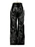 LNA 100% Polyurethane Metallic Black Casual Pants Size XS - photo 2