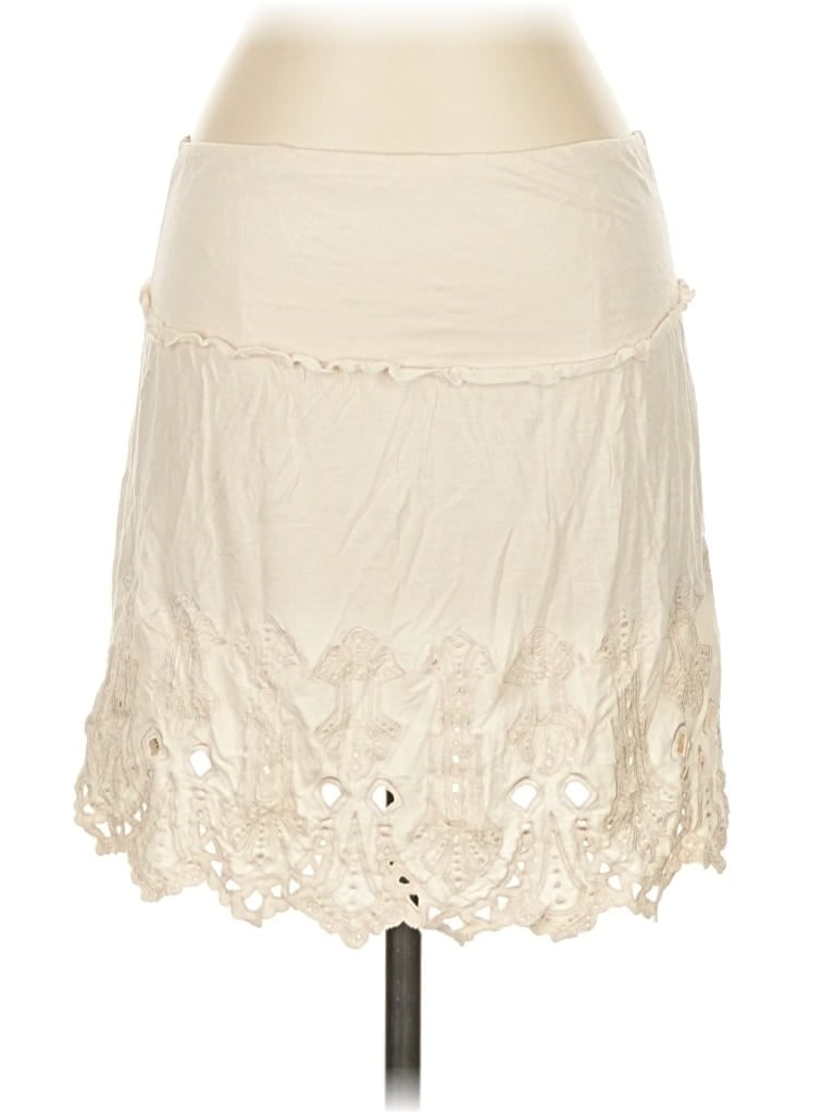 Pre-owned Mng Suit Casual Skirt In White