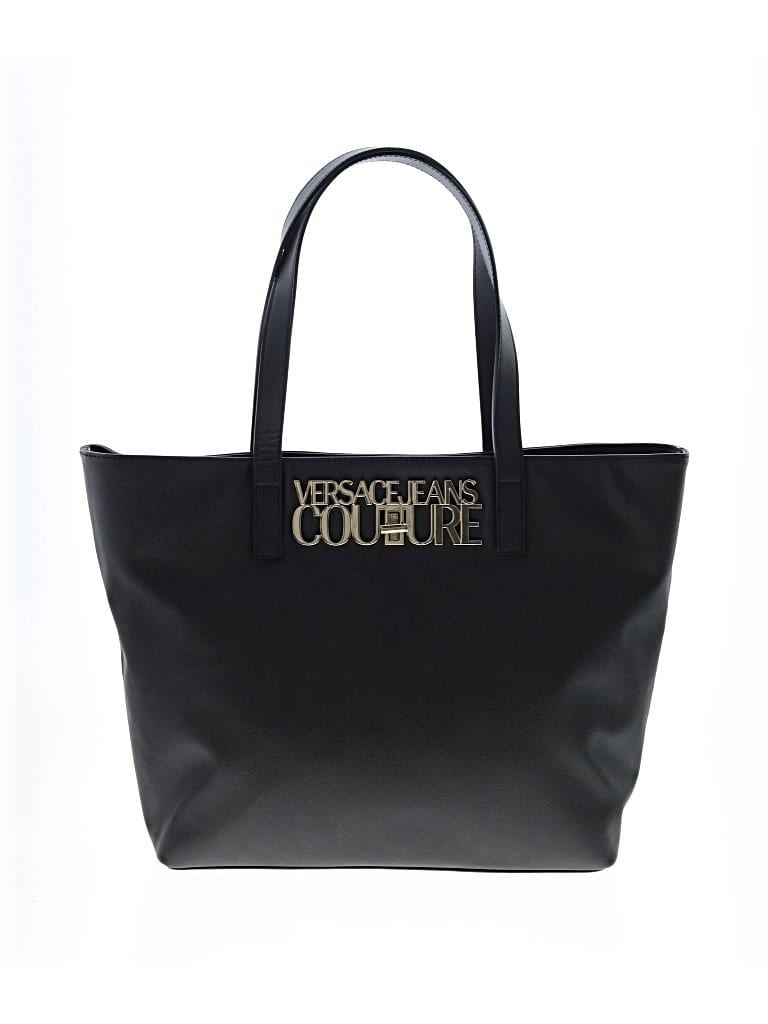 Pre-owned Versace Jeans Couture Tote Bag In Black