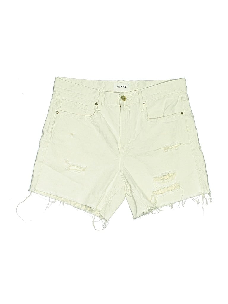 Pre-owned Frame Denim Shorts In Green