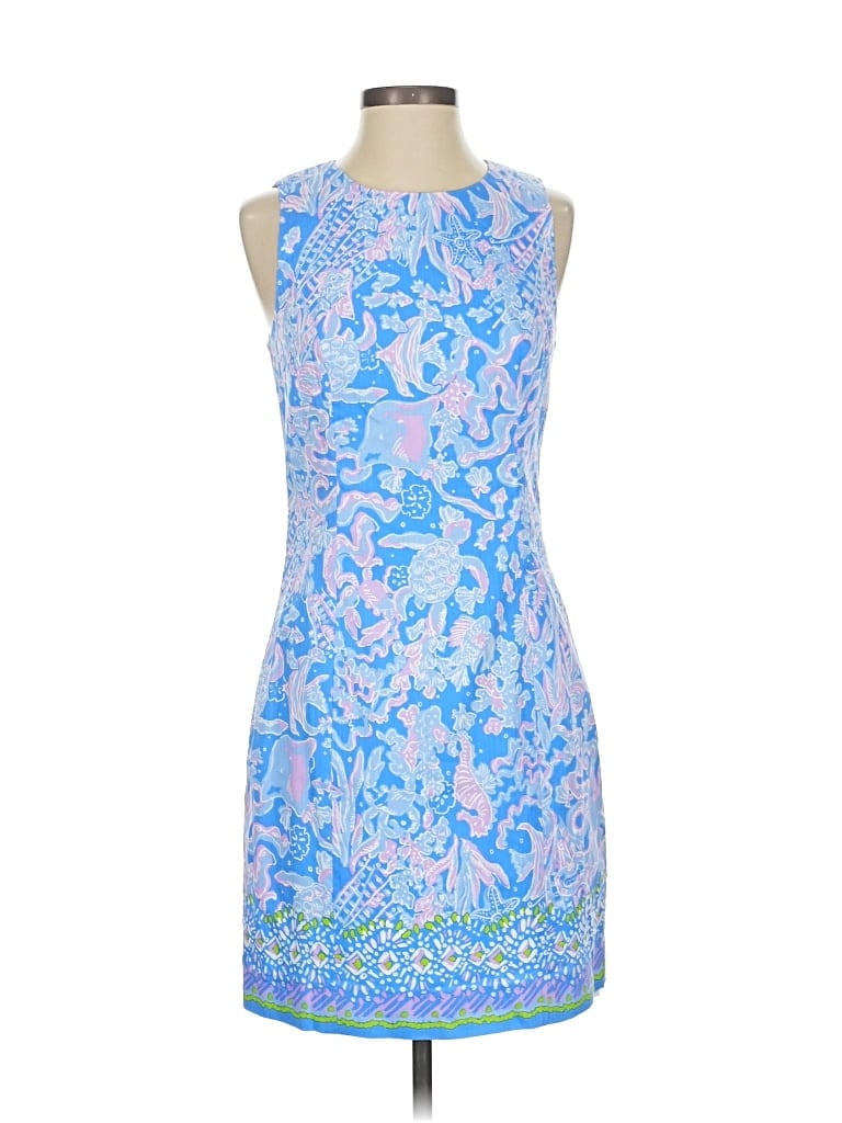 Pre-owned Lilly Pulitzer Cocktail Dress In Blue