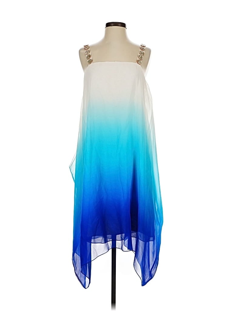 Pre-owned Badgley Mischka Casual Dress In Blue