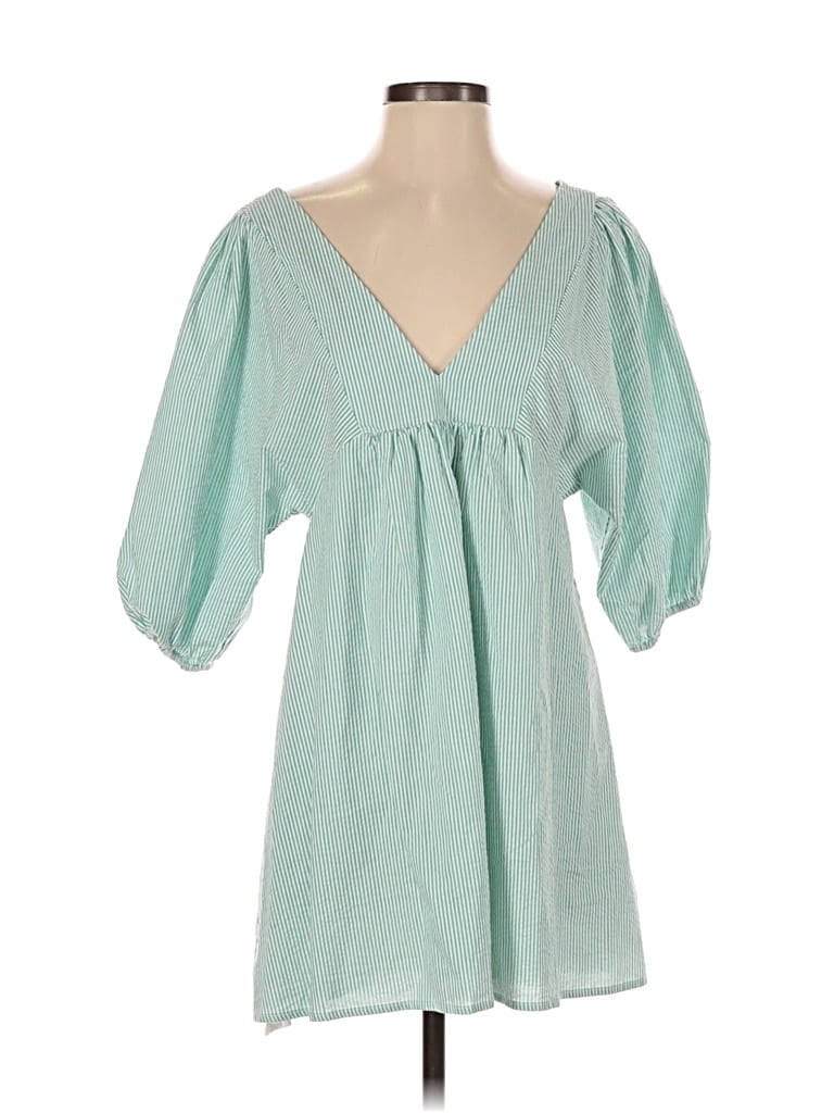 Pre-owned Urban Outfitters Casual Dress In Blue