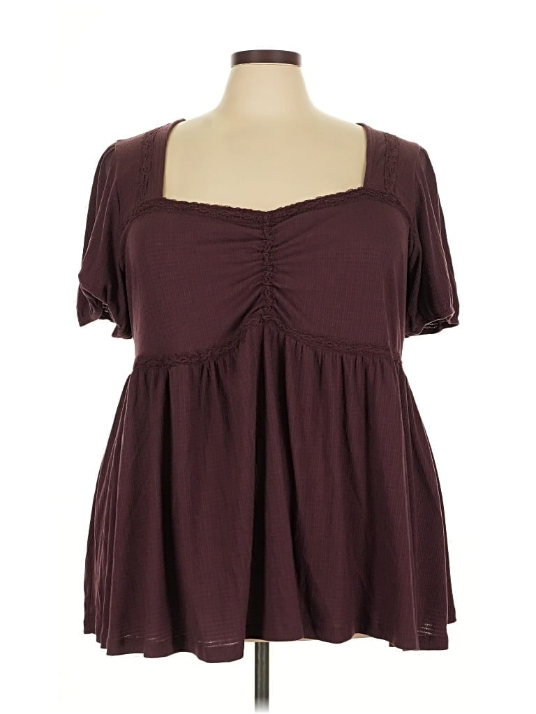 Pre-owned Torrid Casual Dress In Burgundy