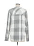 Splendid 100% Rayon Argyle Silver Long Sleeve Blouse Size M - photo 2