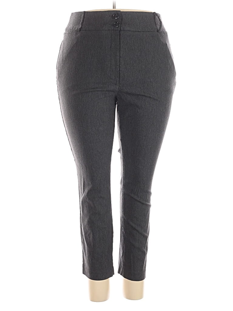 Pre-owned Lane Bryant Casual Pants In Gray