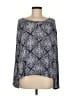 Massini 100% Rayon Blue Long Sleeve Blouse Size M - photo 1