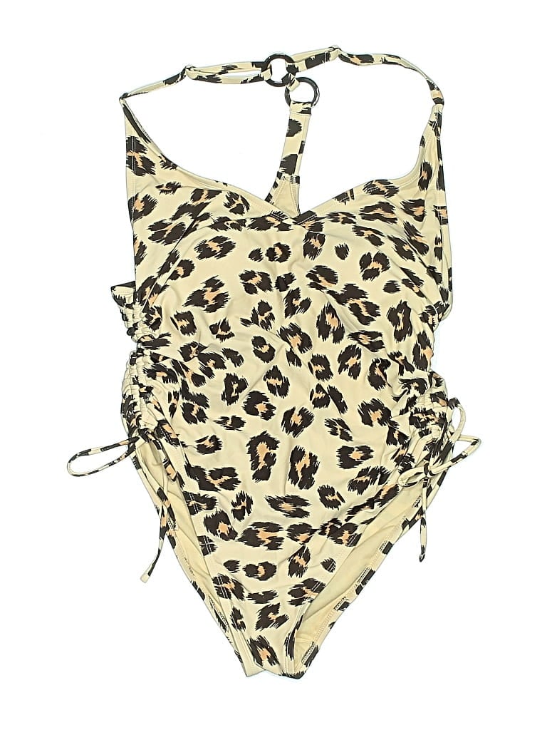 Pre-owned Kona Sol One Piece Swimsuit In Gold