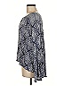 Massini 100% Rayon Blue Long Sleeve Blouse Size M - photo 5