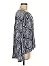 Massini 100% Rayon Blue Long Sleeve Blouse Size M - photo 4