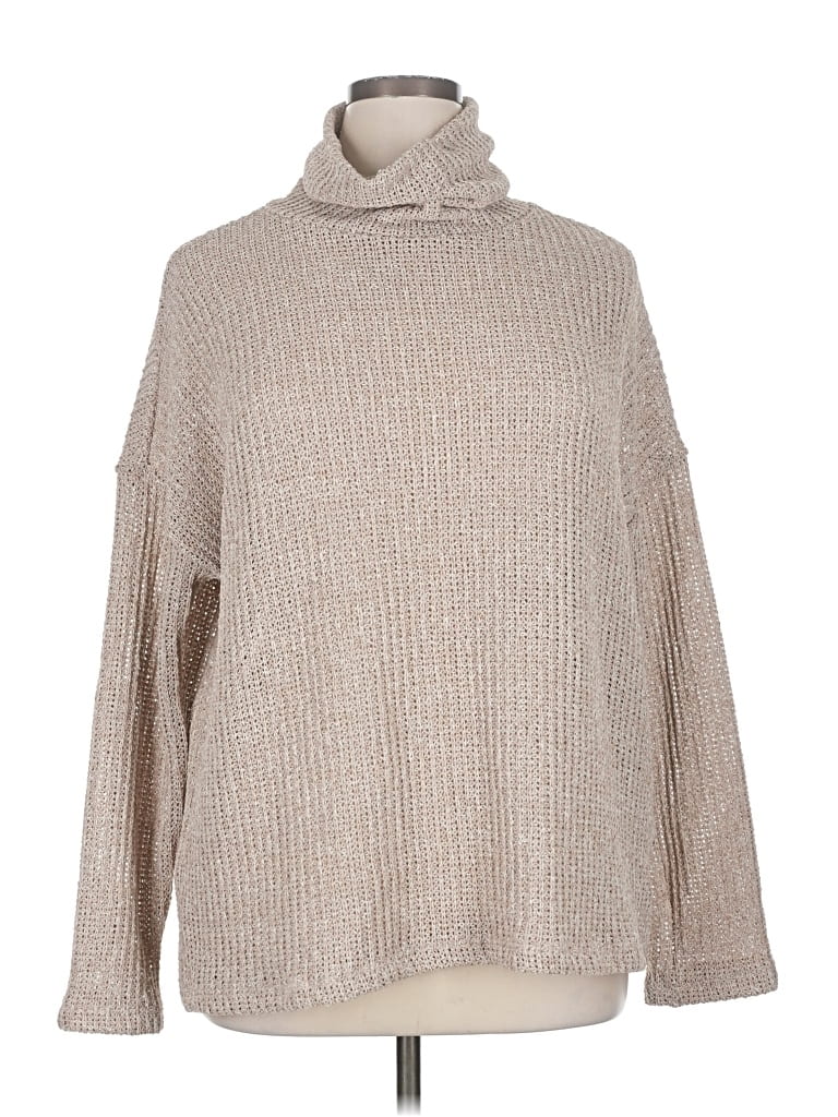 Pre-owned Gilli Turtleneck Sweater In Brown