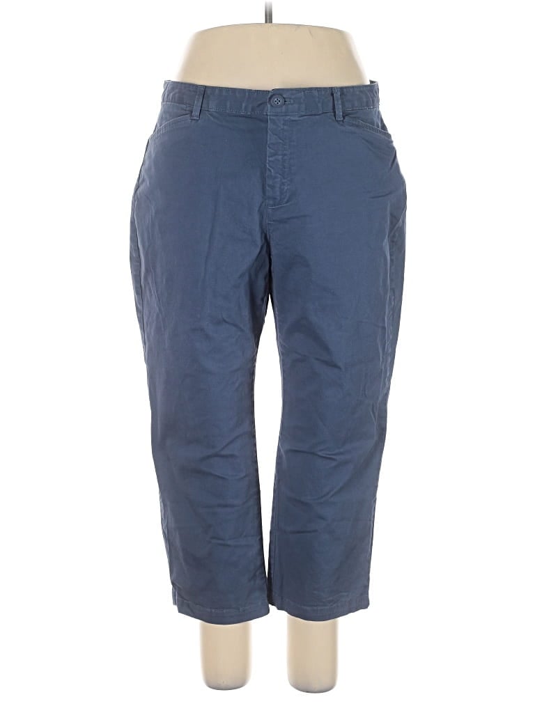 Pre-owned Eddie Bauer Casual Pants In Blue