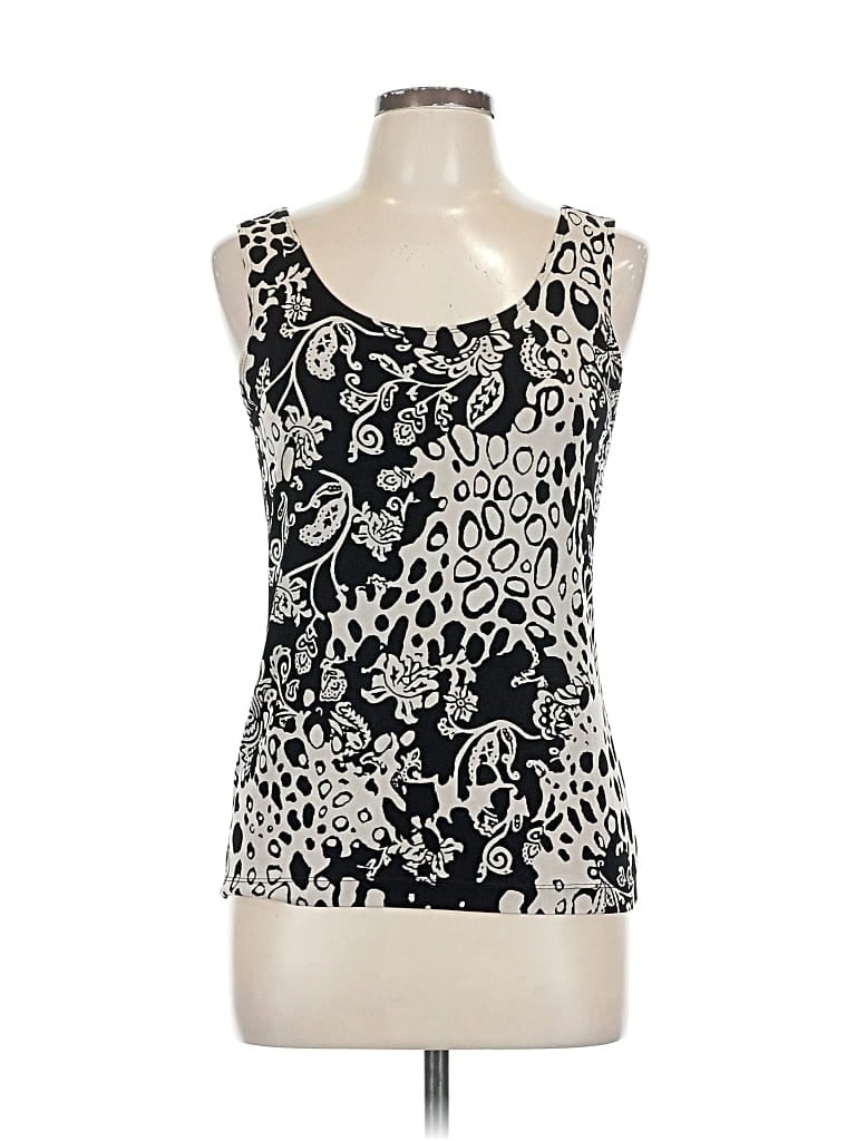 Pre-owned Travelers By Chico's Tank Top Black Strapless Neckline Tops