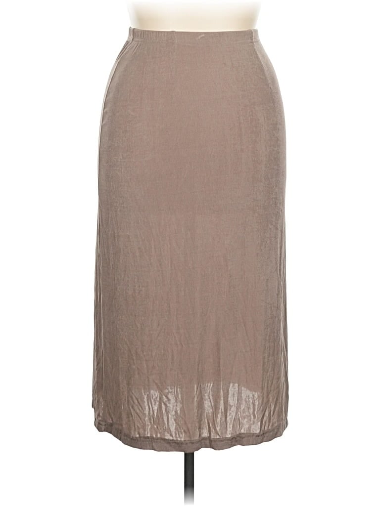 Pre-owned Kathy Ireland Casual Skirt In Brown