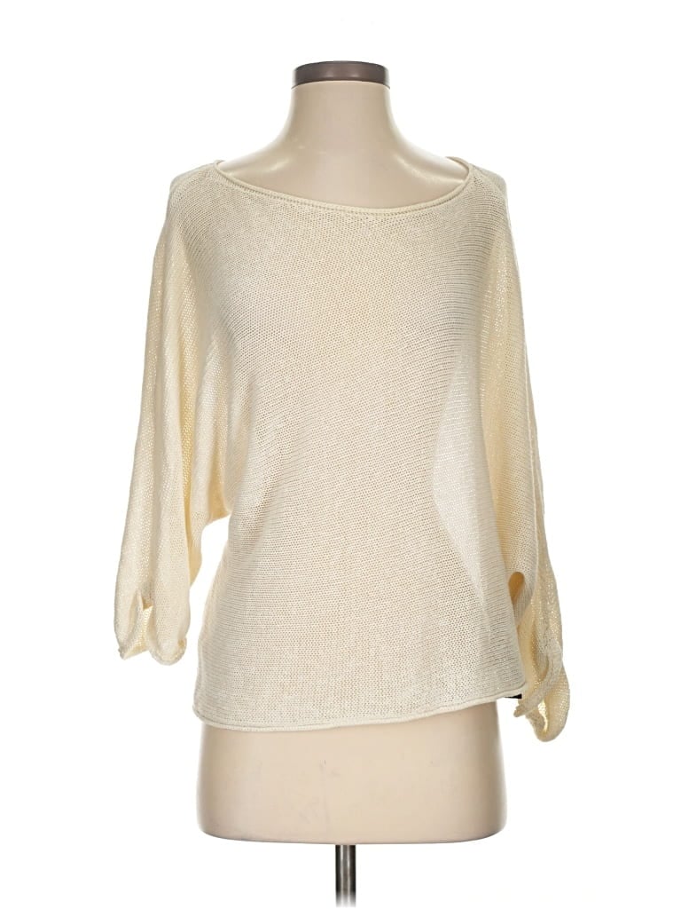 Pre-owned Zara Pullover Sweater In White