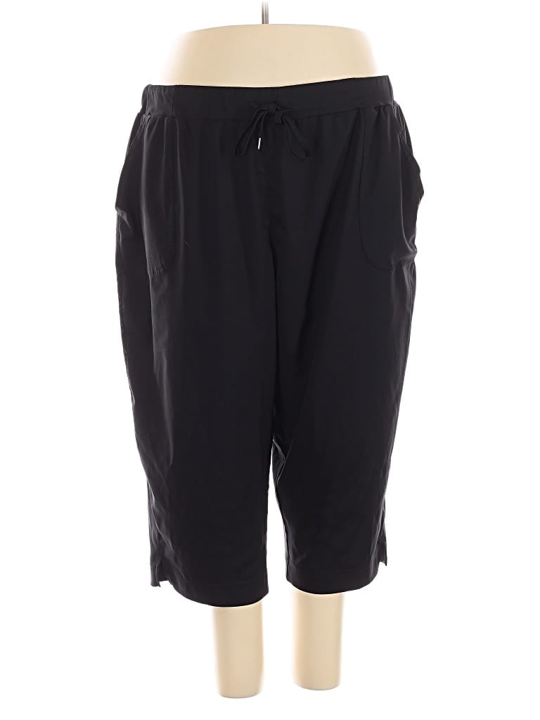 Pre-owned St. John's Bay Active Pants In Black