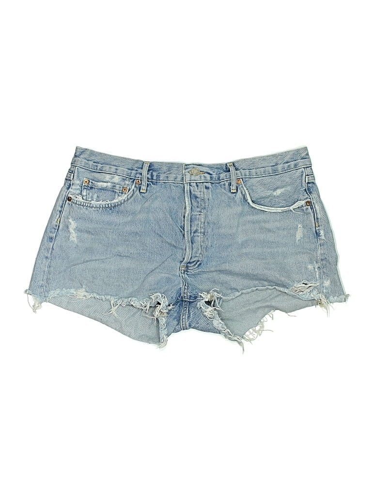 Pre-owned Agolde Denim Shorts In Blue