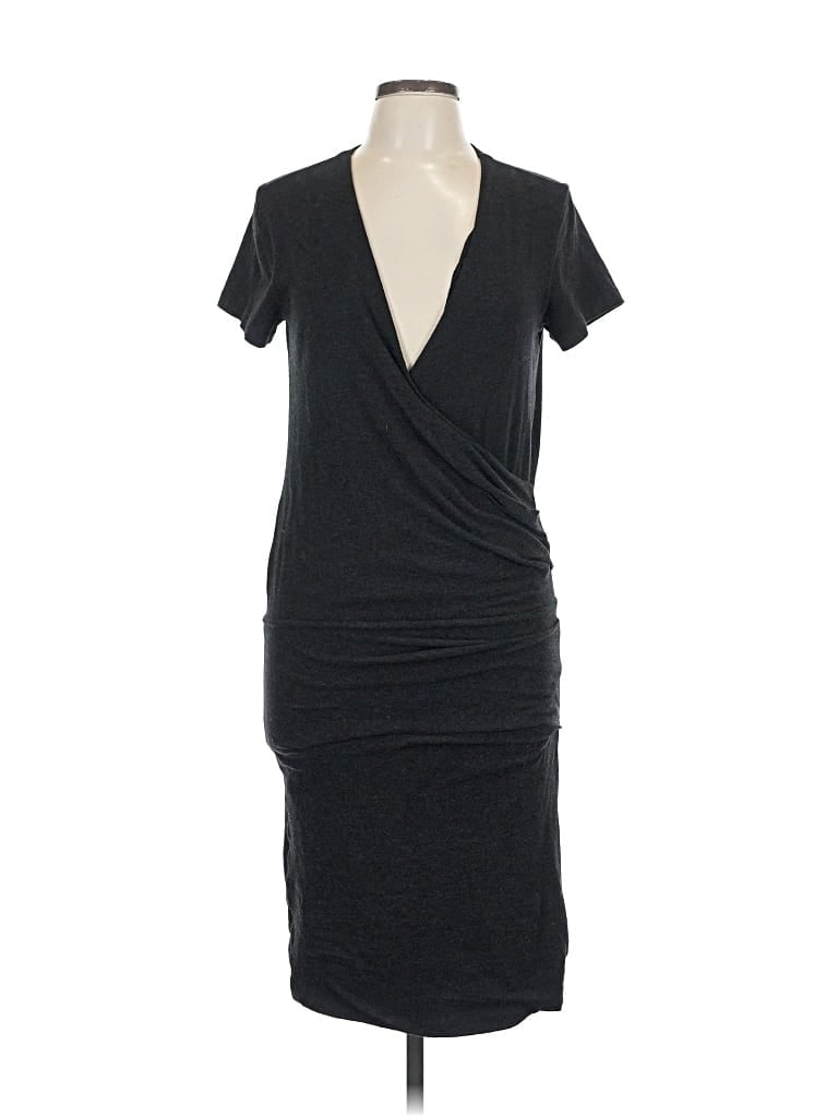 Pre-owned James Perse Cocktail Dress In Gray