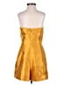 Hutch 100% Polyester Metallic Gold Romper Size 0 - photo 2