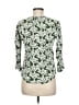 Fun2Fun 100% Rayon Green 3/4 Sleeve Blouse Size M - photo 2