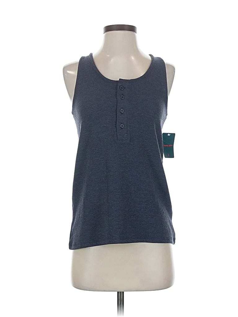Tommy John Tank Top Blue Halter Neckline Tops