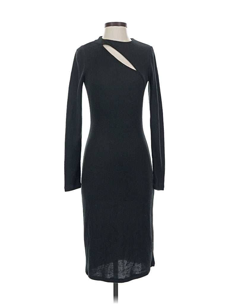 Bordeaux Casual Dress In Black