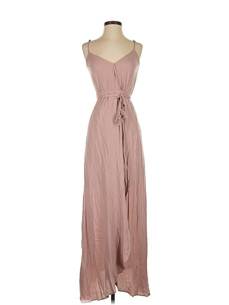 Pre-owned Yfb Casual Dress In Brown